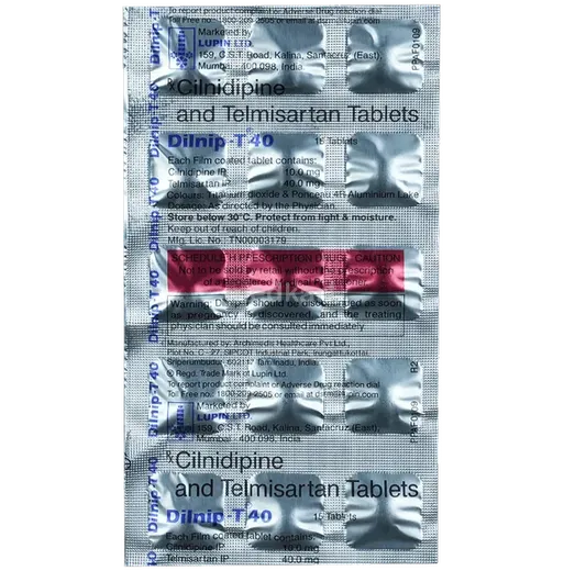 dilnip t 40mg tablet 15's